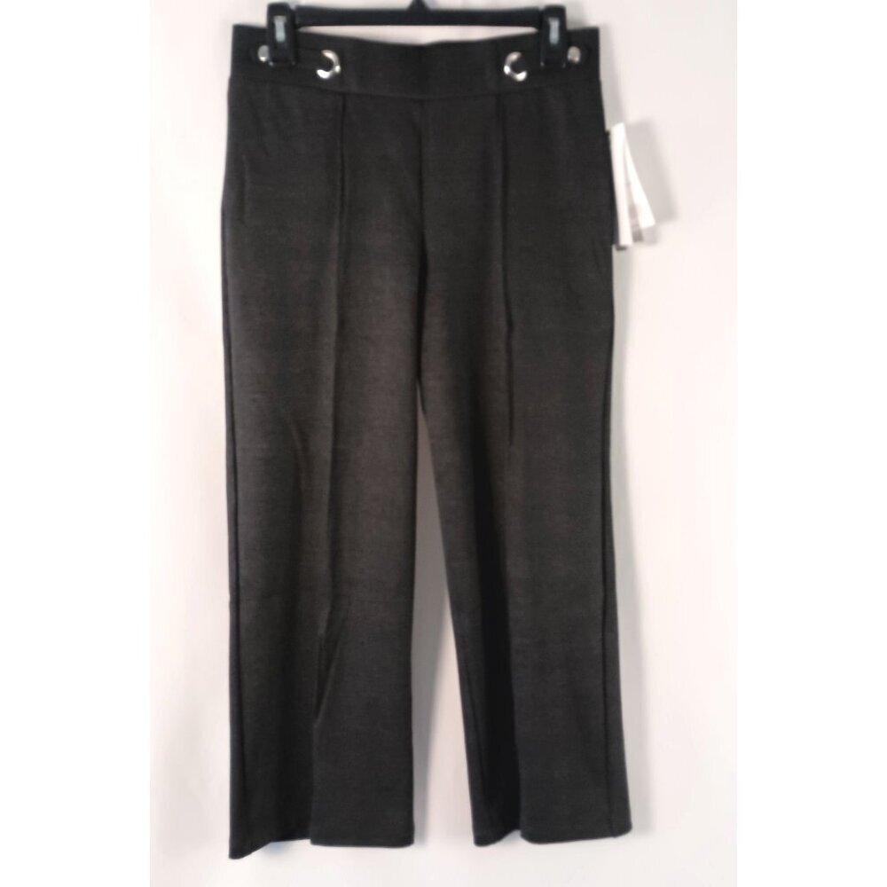 Chloe + Jasmine High Rise Wide Leg Capri Pants Houndstooth Size M